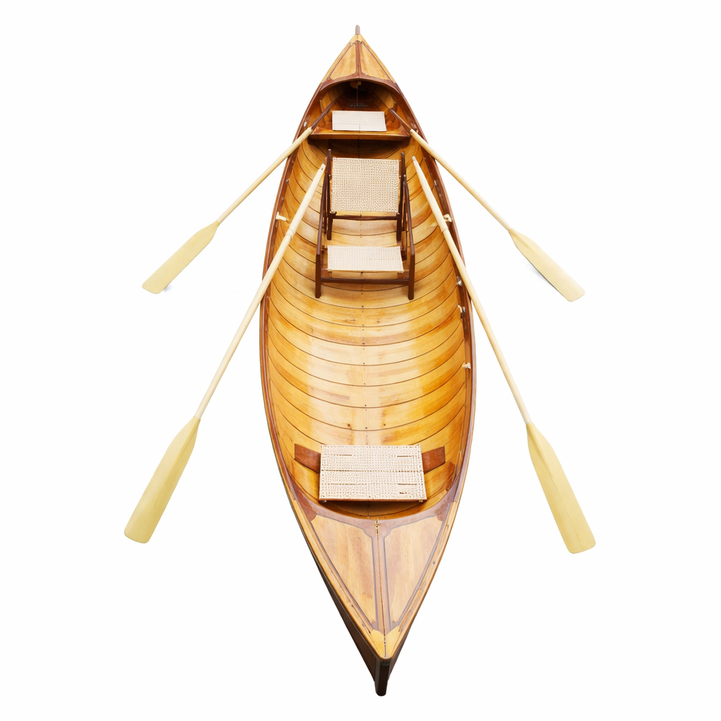 Cedarline Heritage 15 Classic Wood Canoe