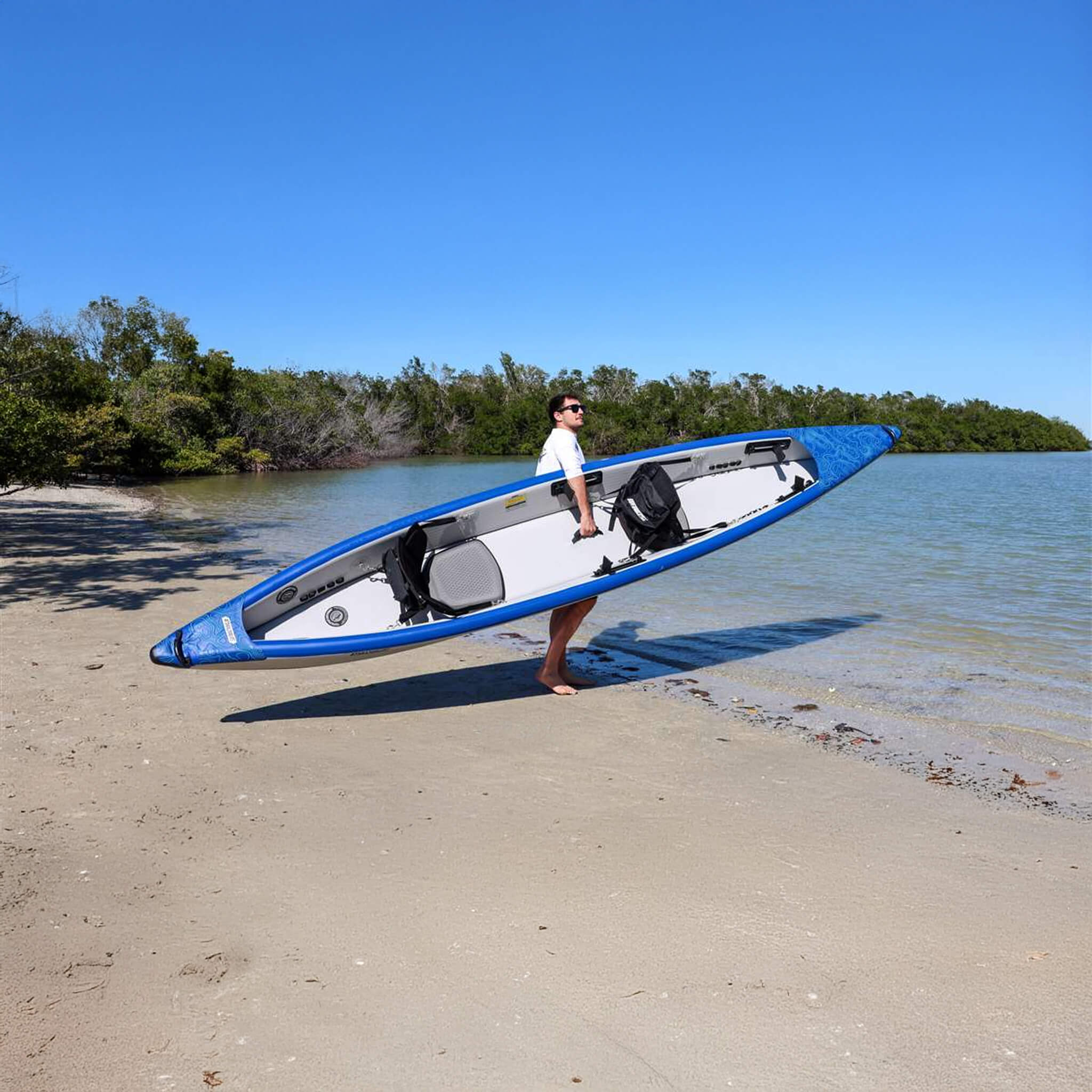 Sea Eagle 473RL RazorLite 2-Person Inflatable Kayak With Adjustable Footrests [473RLK] (SAK98601)